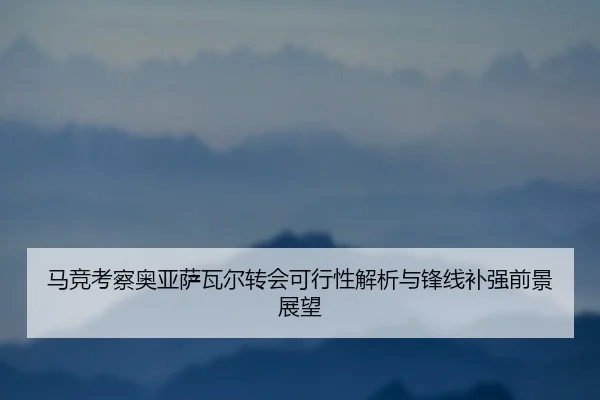 马竞考察奥亚萨瓦尔转会可行性解析与锋线补强前景展望